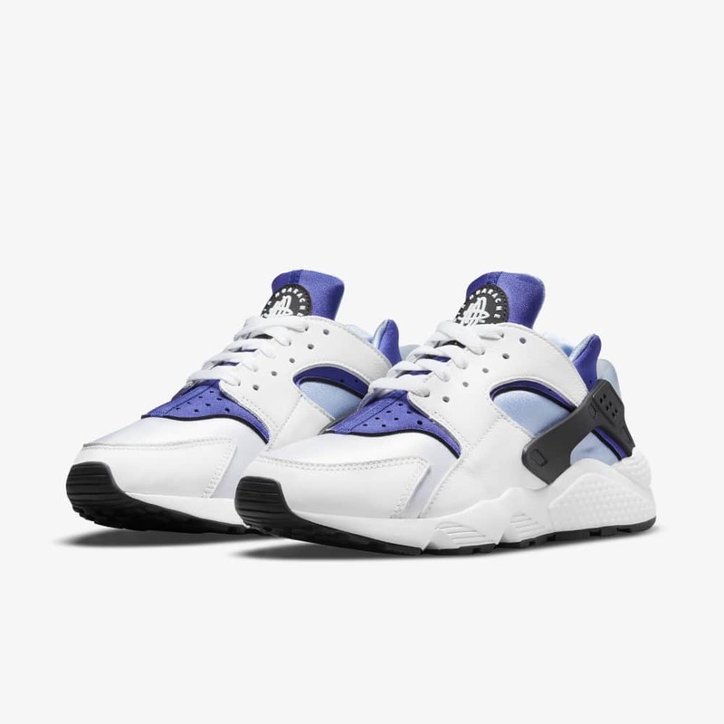 Huarache black white outlet purple